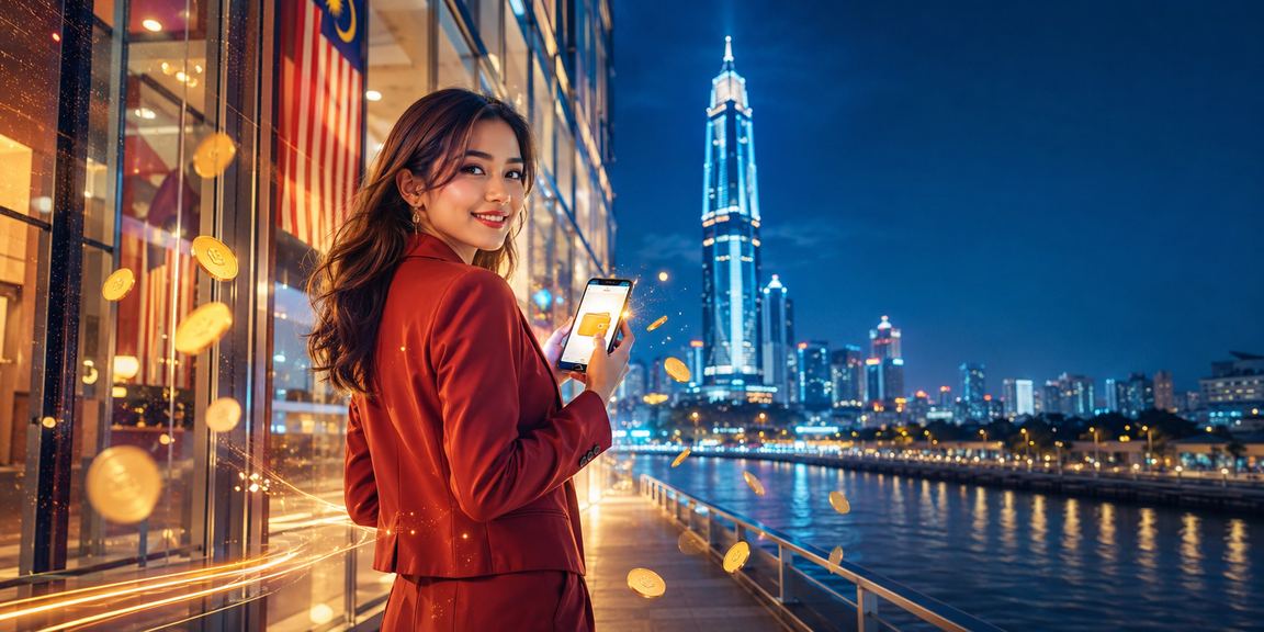 Pengguna Kuala Lumpur membuat deposit untuk main roulette di 450sr menggunakan telefon pintar
