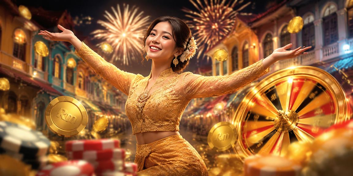 Pemain wanita Pulau Pinang berpakaian kebaya bermain roulette di platform 450sr dalam talian